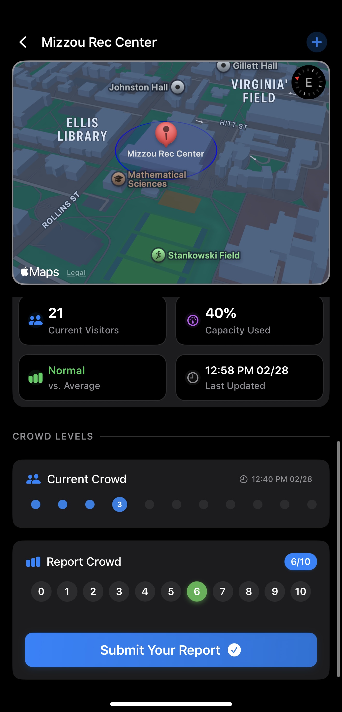Crowd Track Reporting